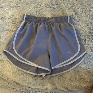 Purple Nike dri-fit shorts